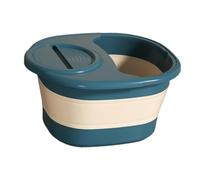 Sunerzenor Pediluvio Pieghevole, Vaschetta per Pediluvio, Secchio per Pediluvio Portatile, Massaggiatore per Pediluvio, Bacinella per Pediluvio Ideale per Campeg, Blu