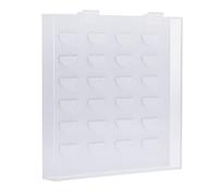 Sunerzenor Scatola Portaoggetti in Acrilico Trasparente per Cosmetici, Colla