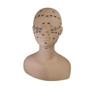 Sunerzenor Testa Manichino Allenamento Spa Massaggio Ciglia Viso Silicone Pelle Morbida Modello Realistico Adatto a Formazione Estetica Studio Professionale Prat, Nero