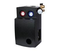 SUNEX Gruppo pompa per impianto termico solare GPS PWM con pompa elettronica WILO Para a risparmio energetico - Stazione solare con regolatore di flusso e gruppo di sicurezza, ¾″ AG, fino a 110 °C