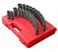 Sunex Tool 5153DD 29 Pezzi SAE & Metrico Urto Prese 7/16x1-1/4 10-27MM