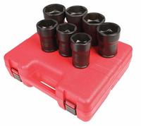 Sunex Tools - 4667 Disco 3/4 camion Pignone Locknut - Bussola a impatto, 7 pezzi per brassière