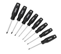 SUNEX TOOLS SXTSD8 Torx® Set di cacciaviti magnetici in schiuma EVA, 8 pezzi