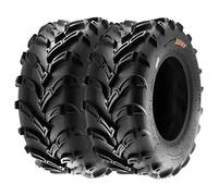 SunF A024 25x10-12 25x10x12 Quad ATV UTV Fango pneumatico A/T 6PR TL 70J E4 Mark, set di 2 pezzi