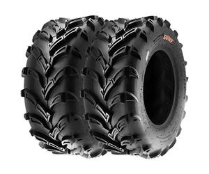 SunF A024 25x10-12 25x10x12 Quad ATV UTV Fango pneumatico A/T 6PR TL 70J E4 Mark, set di 2 pezzi