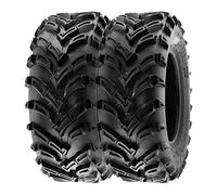 SunF A024 25x8-12 25x8x12 Quad ATV UTV Fango pneumatico A/T 6PR TL 65J E4 Mark, set di 2 pezzi