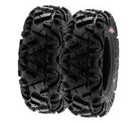 SunF A033 27x9-14 27x9x14 POWER I Quad ATV UTV pneumatici fuoristrada 6PR TL 65J E4 Mark, set di 2 pezzi