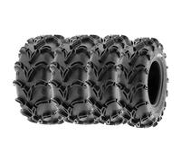 SunF A050 25x8-12 & 25x10-12 AT Mud & Path ATV Pneumatico UTV Quad 6PR TL, set di 4 pezzi