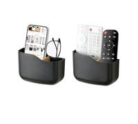 SUNFICON Supporto da parete per telecomando TV, ventilatore, supporto da comodino, organizer da parete per telefono, supporto adesivo per ufficio, lettore multimediale, controller, vassoio per casa
