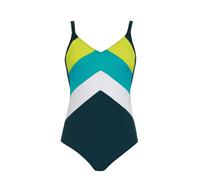 SUNFLAIR Costume intero turchese / abete / verde erba / bianco Donna SUNFLAIR LxD turchese / abete / verde erba / bianco