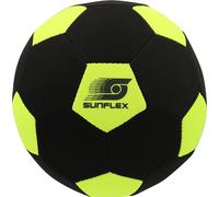 Sunflex® Pallone da calcio in neoprene, taglia 3, giallo, per giocare a piedi nudi, morbido e robusto per spiaggia, prato e acqua | dribbling & rotolamento e tiro | per ogni età