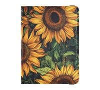 Sunflower Beauty Summer Flowers Custodia in pelle per passaporto e tessere, custodia per passaporto, custodia a portafoglio leggera, girasole bellezza Fiori estivi, 1 size