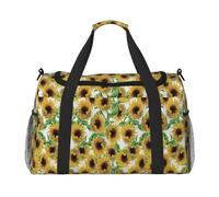 Sunflower. Borsone da viaggio per il fine settimana, per la notte, per allenamento, sport, ospedale