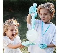 Sunflower Bubble Machine, ABS 12x3 Inch Handheld Wand | Electric Bubble Wand for Kids with Colorful Lighting, Outdoor Parties, Beach Pool Play, Ьubble Machine for Kids | Backyard Fun