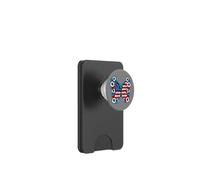 Sunflower Butterfly 4 luglio Bandiera blu bianca rossa PopSockets PopWallet per MagSafe