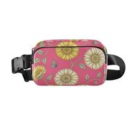 Sunflower Butterfly William Morris - Elegante marsupio a tracolla per uomo e donna, impermeabile, con cinghia regolabile, per viaggi, shopping, corsa