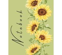 Sunflower Composition Notebook: Beautiful Yellow Flowers| Wide Ruled Notebook| Composition Notebook Wide Ruled, 7.5 x 9.25, 120 pages, For Teens, Kids and Adults