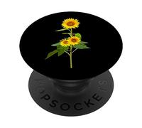 Sunflower Flower Garden Yellow Girasol Flor Gift PopSockets PopGrip Adesivo