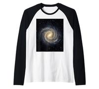 Sunflower Galaxy M63 Astronomia Spazio Amanti Maglia con Maniche Raglan