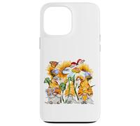 Sunflower Gnome For Beekeeper Daisy Flower And Honey Bee Custodia per iPhone 13 Pro Max