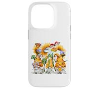 Sunflower Gnome For Beekeeper Daisy Flower And Honey Bee Custodia per iPhone 14 Pro