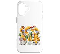 Sunflower Gnome For Beekeeper Daisy Flower And Honey Bee Custodia per iPhone 16
