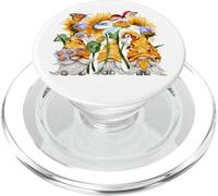 Sunflower Gnome For Beekeeper Daisy Flower And Honey Bee PopSockets PopGrip per MagSafe