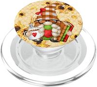 Sunflower Gnome With Books For Tea Lover Librarian Reading PopSockets PopGrip per MagSafe