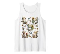 Sunflower Gnomes Love Gardening And Butterflies Cute Flower Canotta