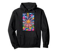 Sunflower Harmony Tranquillo Bliss 60s Vibes Felpa con Cappuccio