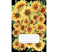 Sunflower Journal notebook.: Featuring a vibrant glossy cover and 120 lined pages, this 6x9-inch.