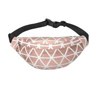 Sunflower, marsupio adatto per sport, corsa, viaggi, attività all'aperto, unisex, Sfondi con motivo oro rosa., Taglia unica, Zaino da bici
