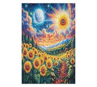 Sunflower Puzzle 1000 Pezzi Sfida Impossibile Esperti Flowers Plants Trees Rompicapo Estremamente Difficile Per Veri Appassionati Stimolo Intellettuale Regalo 1000 PCS