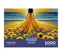 Sunflower, Puzzle Da 1000 Pezzi, Attività Creativa E Rilassante, Perfetta Per Momenti Di Tranquillità, Adatto Dai 14 Anni, 70x50cm/1000pcs