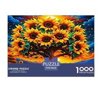 Sunflower Puzzle Da 1000 Pezzi Per Chi Cerca Relax:Absolutely Stunning Un'attività Calma Per Ricaricare Le Energie!