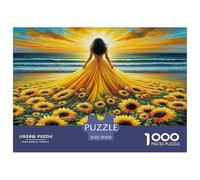 Sunflower Puzzle Da 1000 Pezzi Per Chi Cerca Relax:Absolutely Stunning Un'attività Calma Per Ricaricare Le Energie!