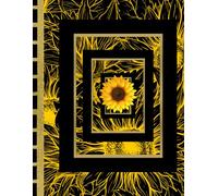 Sunflower Reflections: A Lined Notebook with Bold Floral Elegance