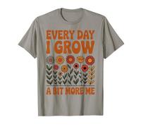 Sunflowers Everyday I Grow More Me Spiritual Boho Flowers Maglietta