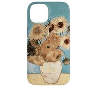 Sunflowers Famous Modern Art Oil Painting by Van Gogh Cover Custodia per iPhone 14