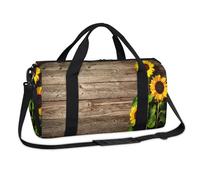 Sunflowers Summer Sports Duffel Bags SpringFlowers Weekend Pernottamento Borsa Casual Tote Holdall Travel Gym Bagagli Duffel Bag per Bambini Ragazze Ragazzi Donne Uomini