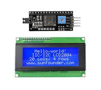 SunFounder IIC/I2C/TWI Serial 2004/20x4 Modulo Display LCD Shield compatibile con Arduino R3/Mega