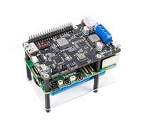 SunFounder PiPower 5 Alimentatore UPS HAT 5V/5A per Raspberry Pi 5/4B/3B+/Zero 2 W/Arduino/Pironman 5/Max/Mini, batteria ricaricabile, spegnimento sicuro, dashboard intelligente