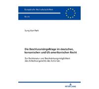 Sung-Eun Park Die Beschlussmaengelklage im deutschen, koreanischen u (Tascabile)