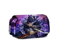 Sung Jin Woo Astuccio per matite anime Cha Hae-in, grande capacità, astuccio per cancelleria, astuccio portatile per studenti, ragazze e ragazzi, Tipo 3, 22 cm, Beauty Case