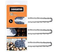 SUNGATOR Catena per Motosega, SG-S40, 25,4 cm - Calibro 0,050” - Passo 0,95 cm LP - 40 Maglie Semi-cesellate, Compatibile con Modelli specifici di Craftsman, Poulan, Remington (Confezione da 3)