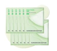SUNGBOON EDITOR Green Tomato NMN Pore Lifting Ampolle Mask 10 fogli