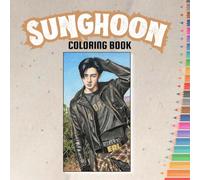 SUNGHOON - ENHYPEN: A coloring book made for Engenes, filled with gentle, symbolic illustrations that capture the warmth, artistry, and stage magic you love