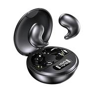 Sungive Auricolari wireless mini Bluetooth 5.3 per il sonno,ultra-compatti,in-ear,separati a sinistra e destra,cancellazione rumore,alta qualità suono,compatibili con PC/iOS/Android/Windows.(Nero)