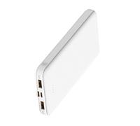 Sungive Power Bank 12000mAh - Ricarica Rapida 3A USB-C, 3 Uscite per più dispositivi, Display LED intelligente, Alta compatibilità iOS/Android, Design compatto da viaggio.(Bianco)
