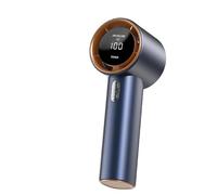 Sungive ventilatore portatile/da tavolo ad alte prestazioni con turbina,4000mAh,6 velocità regolabili,ricarica USB/Type-C,display digitale,design anti-attorcigliamento,cordino incluso.(Oro rosa)
